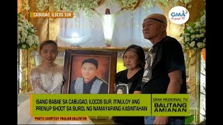 Balitang Amianan Prenup sa Burol [upl. by Akcinehs]