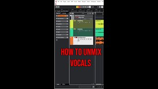 Unmix Vocals in Cubase with SpectraLayers One Shorts [upl. by Bik324]