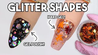 Encapsulated Glitter Nail Art With Gel  NO BUMPY NAILS [upl. by Newo]