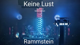 Rammstein  Keine Lust  Live VeltinsArena Gelsenkirchen 300724 [upl. by Farrar]