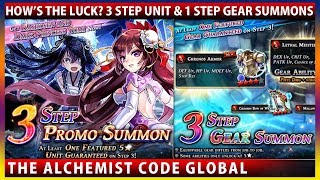 Total 40 Summons Bashosen Dark Princess Yomi Banner amp New Gear Summon The Alchemist Code [upl. by Kareem129]