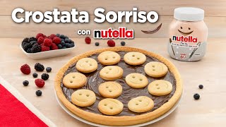 CROSTATA SORRISO CON NUTELLA® Ricetta Facile  Fatto in Casa da Benedetta [upl. by Ttcos]