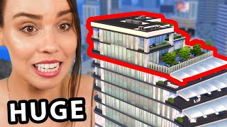 I renovated the BIGGEST penthouse apartment in The Sims 4 [upl. by Merrily507]