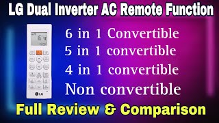 LG dual inverter Ac remote function in Tamil Ac remote full review airconditioner viral tamil [upl. by Cudlip760]