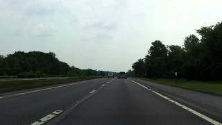 New York State Thruway Interstate 90 Exits 33 to 32 eastbound [upl. by Nuy]