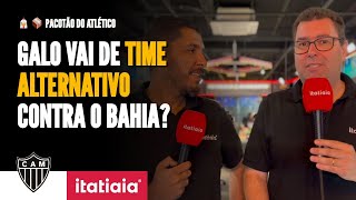 PACOTÃO DO ATLÉTICO MILITO VAI POUPAR CONTRA O BAHIA [upl. by Hazel]