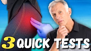 Is Your Sciatic Pain From Your Piriformis 3 Quick Tests To Do [upl. by Ynatterb]