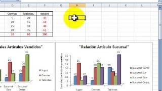 Gráficos en EXCEL para Distribuciones Bidimensionales [upl. by Trillby]