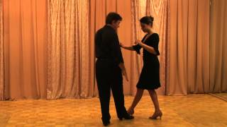 Argentine Tango beginner Lesson Barrida El Arrastre The Drag Sweep [upl. by Inez]