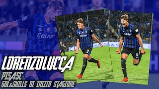 LORENZO LUCCA  PISA SC  GOALSampSKILLS early 20212022 [upl. by Nawed974]