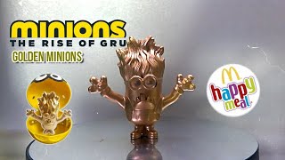 Mcdonalds Minions Happy Meal Toy 2019 Despicable Me Rise of Gru Gold Edition [upl. by Marcellus]