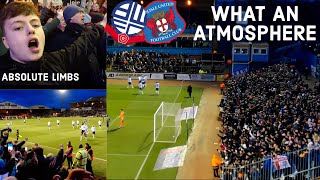 INCREDIBLE ATMOSPHERE AND CARNAGE AT BOLTON 41 CARLISLE  BWFC V CUFC  VLOG [upl. by Jazmin]