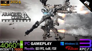 Armored Core For Answer PC Gameplay  RPCS3  Full Playable  PS3 Emulator  2k60FPS  2024 Latest [upl. by Siladnerb]