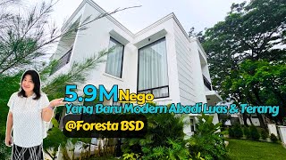 Ch 128  Rumah Desain Mandiri Modern dan Pas di Kantong  Foresta BSD [upl. by Hcone238]