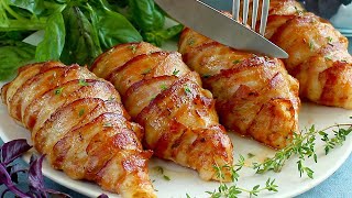 Cook chicken in a new way Yummy Juicy chicken breast and the most delicious filling [upl. by Cheffetz]