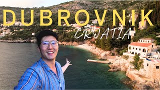 DUBROVNIK CROATIA 🇭🇷  Exploring Lokrum Island and Sveti Jacob Beach [upl. by Tterab]