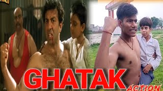 Ghatak full movie sunny deol  Denny Denzongpa  Ghatak Movie Spoot  Comedy scenes 😱 By shyamveer [upl. by Uba]