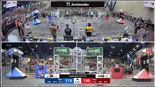 Qualification 70  2024 FIRST Championship  Archimedes Division [upl. by Aristotle8]