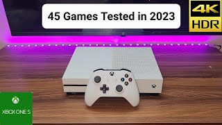 Xbox One S 45 Games Tested in 2023  4K HDR TV [upl. by Oran118]