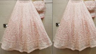 kalidar lehenga cutting and stitchingcircular lehenga cuttingnet lehenga cutting [upl. by Farlie]