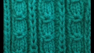 Strickmuster Nr7  Rippen mit Sternchen [upl. by Kahlil]