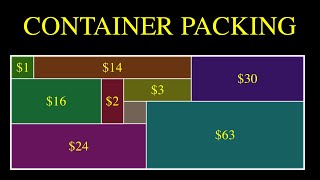 How to Optimally Pack a Container  2D Knapsack [upl. by Keir]