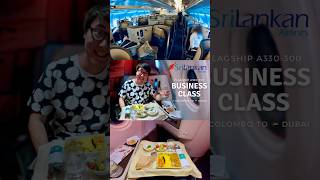 SriLankan Airlines A330300 Flagship Business Class srilankanairlines colombo aviation foodie [upl. by Gaivn]