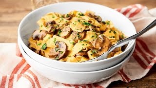 Vegan Mushroom Stroganoff [upl. by Gokey]