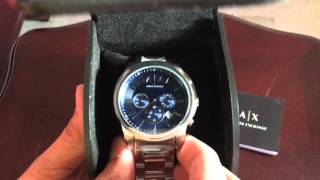 Mens Armani Exchange Chronograph Watch AX 2509 Unboxing Review [upl. by Chrissy]