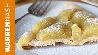 Tarte Tatin  Classic French Apple Cake Recipe [upl. by Galatea280]