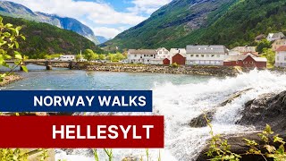 Norway Walks Hellesylt  Stunning Fjord Norway Village [upl. by Ileyan576]