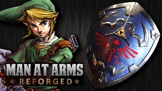 Links Hylian Shield Legend of Zelda  MAN AT ARMS REFORGED [upl. by Oilisab]