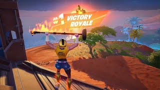 NEW RACE READY HELMET ON CINDER SKIN IN FORTNITE PS5  A VICTORY ROYALE WIN SOLO [upl. by Winn]