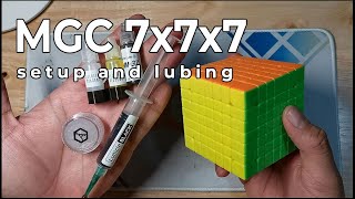 Setup and Lubing a MGC 7x7x7 with TheCubicle Angstrom Celeritas Lubes [upl. by Rhetta]