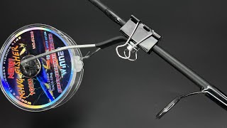 How to wind any fishing reelDIY Line spooling device [upl. by Gae778]