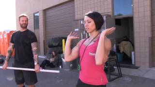 CrossFit  Coaching the Push Press with Miranda Oldroyd [upl. by Cruce]