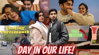 DAY IN OUR LIFE🫂🙌My Body ChangesYeast infection🥺laamj  Portsmouth 🇬🇧 [upl. by Cahilly]