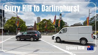 4K HDR Surry Hill to Darlinghurst  Sydney Walking Tour  Sydney Australia Walk [upl. by Origra]