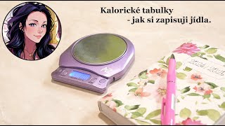 Kalorické tabulky  jak si zapisuji jídla [upl. by Trent]