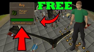 Giving Away FREE Ranger Boots OSRS [upl. by Ylrak926]