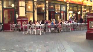 Leadenhall Market London set of Diagon Alley Harry Potter [upl. by Bertasi]