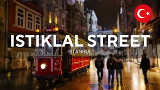 Exploring Istiklal Street  Istanbuls Nightlife [upl. by Zul]