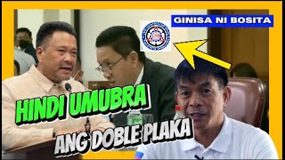 COL BONIFACIO BOSITA IPINAGLABAN ANG DOBLE PLAKA SA LTOSEN JV GINISA ANG LTO SA MABAGAL NA PLAKA [upl. by Themis]