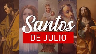 Santos del mes de Julio [upl. by Aleemaj]