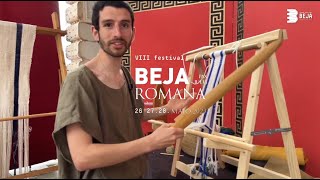 Beja Romana 2023 Cubiculum Tecelagem tear vertical [upl. by Gerda]