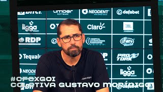 Coritiba 3 x 0 Goiás  Coletiva Gustavo Morínigo [upl. by Hsac]