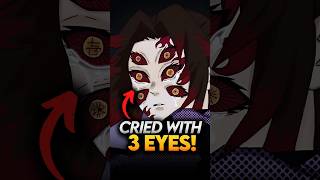 Why Kokushibo Cried with only 3 Eyes Demon Slayer Explained demonslayer shorts [upl. by Adabel]