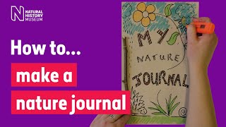 How to make a nature journal so you can record wildlife like a scientist  Natural History Museum [upl. by Dranel]