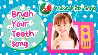 Brush Your Teeth  Kids Song  Healthy Teeth  Healthy Me  Brushing your teeth 2024 [upl. by Illoh118]