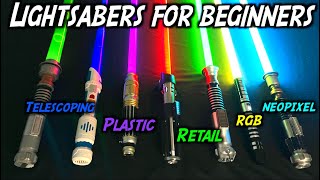 Lightsabers for Beginners Intro to Neopixel Galaxys Edge Force FX and BaseLit Lightsabers [upl. by Ag]